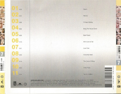 US Album (Original Release - Back)
