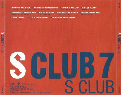 Japanese Promo (Back)
